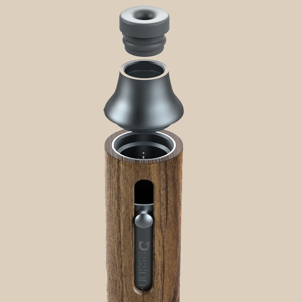 Portable Reusable Cigarette Holder, with 3 Sizes Heads & Built-in Ash Container