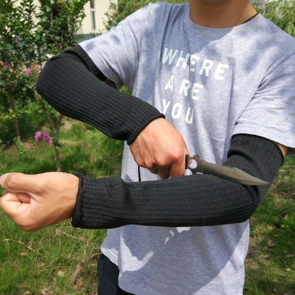Protective Cut Resistant Arm Sleeve, for Farming, Camping & Most Manufacturing Companies (1 Pair)