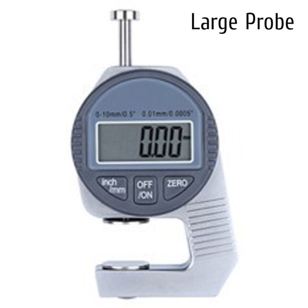 Portable Electronic Digital Dial Thickness Gauge (0~12.7mm), with Precise LCD Display, Available in Three Probes