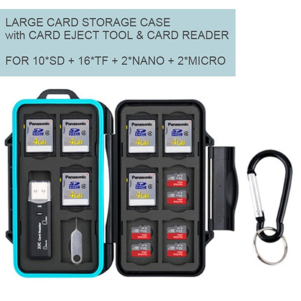 30 Slots Memory Card Holder Case, for Photographers. Bloggers & More