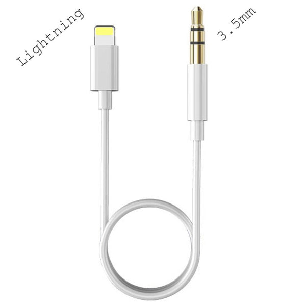 3-in-1 Audio Adapter, with Lightning, Type-C & 3.5mm Connectors, for Apple, Android Phone & Car Use