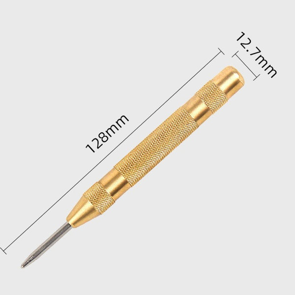 Spring Loaded Automatic Center Punch, For Hole Metal, Glass, Wood