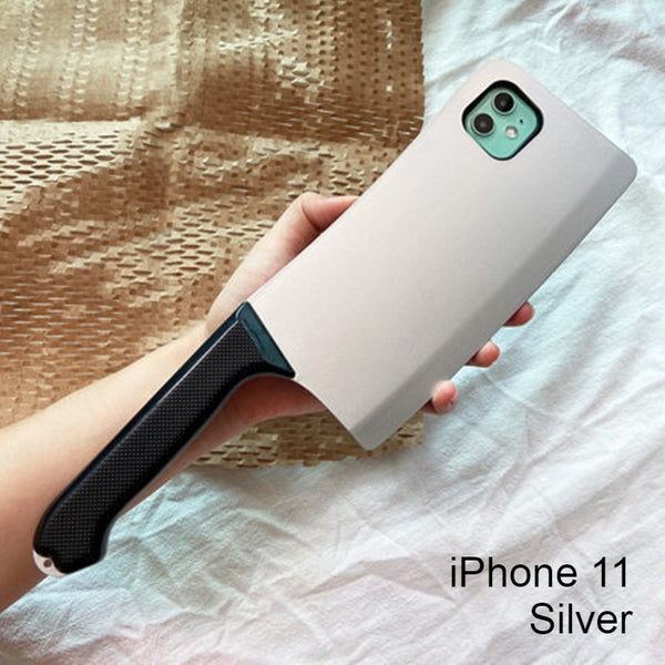 Soft Silicone Creative Cleaver-shaped Phone Case, for iPhone 11/11 pro/11 pro Max/X/Xr/Xs Max