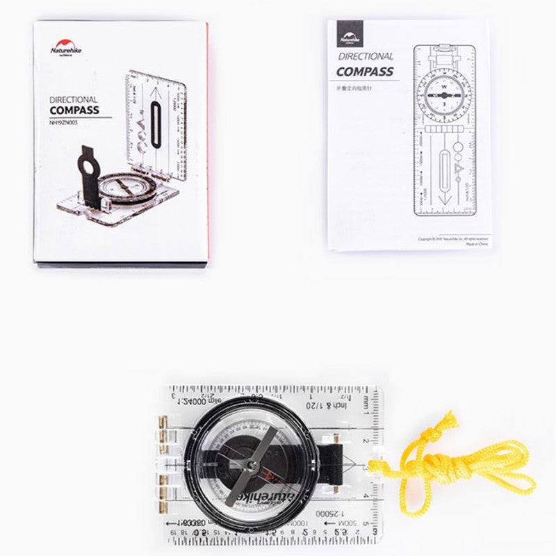 Multifunction Foldable Clear Compass, with Ruler, Magnifier & Scale, f ...