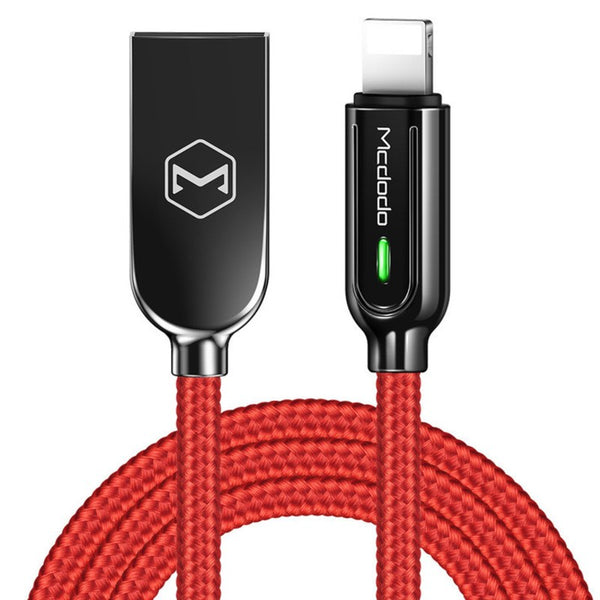 Lightning Charging Cable, with Smart Auto-off and Charging Indicator, for Phone & Tablet