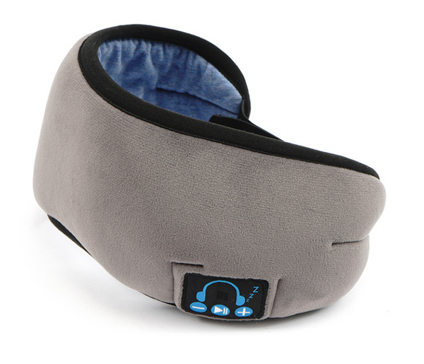 Bluetooth 5.0 Sleeping Eye Mask with Built-in Speakers Microphone, for Home, Office and Travel