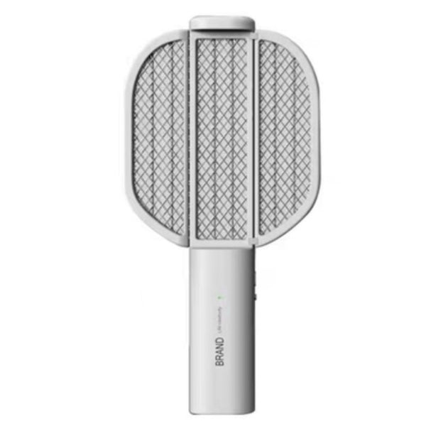 Foldable Rechargeable Electric Fly Mosquito Swatter, with UV Lamp
