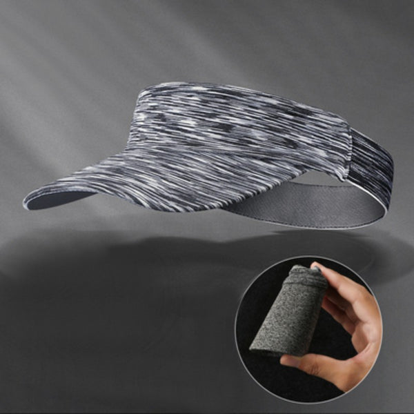 Foldable Portable Summer Visor Hat, with Breathable Material & Silicone Non-slip Strip, for Sports, Hiking, Mountain Climbing & More
