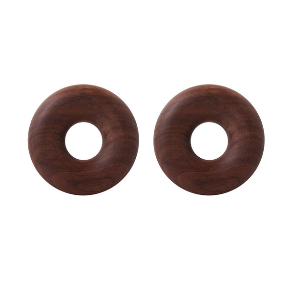 Fun Wooden Donut-shaped Chip Clip, for Chips, Pretzels, Coffee Beans