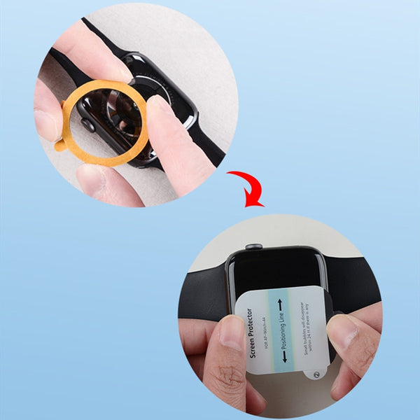 Liquid Skin HD Clear Apple Watch Screen Protector, with Easy Installation Tool (2-Pack)