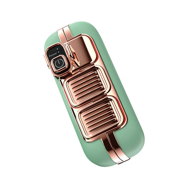 Mini Portable Hand Warmer with Phone Back Clip Design and Power Bank