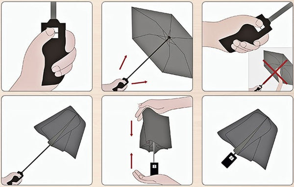 Automatic Sun & Rain Umbrella, with Anti UV Coating, Large Canopy & Anti-slip Handle, for Travel, Commute & More