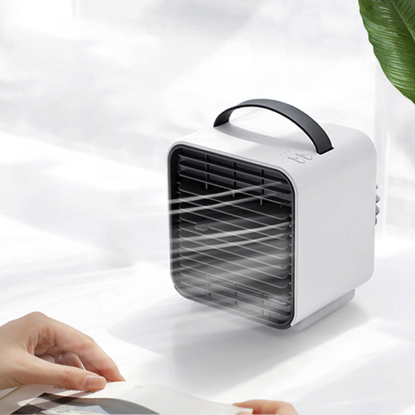 Portable Negative Ion Air Conditioner Fan, with Mild Wind, Clean Air & Humidifier, for Home & Office