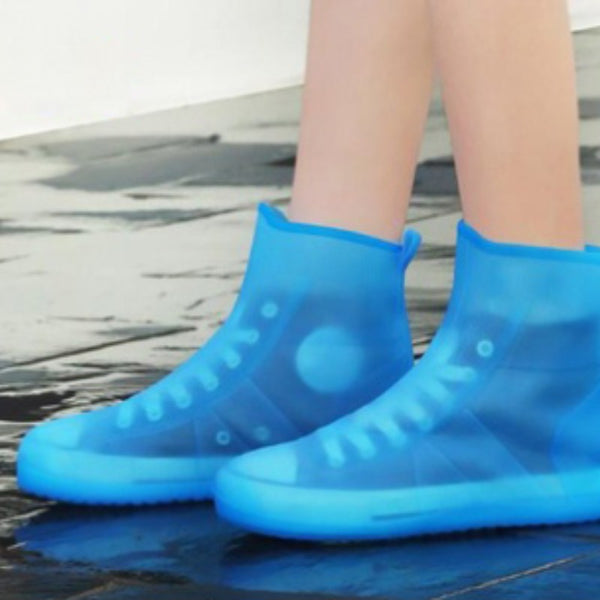 Waterproof Silicone Shoe Cover, with Anti-slip Sole & Wear-resistant Design, for Rainy and Snowy