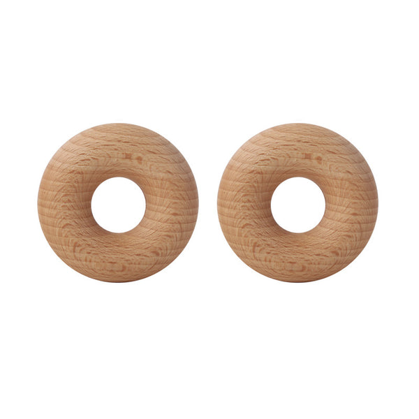 Fun Wooden Donut-shaped Chip Clip, for Chips, Pretzels, Coffee Beans