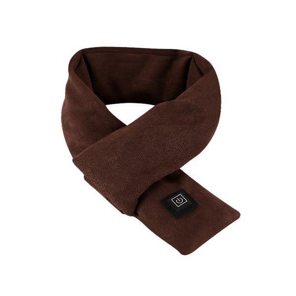 USB Heated Scarf with Built-in Power Bank & Three Temperature Settings, for Warmth & Neck Pain Relief