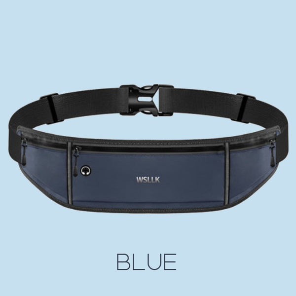 Running Belt Waist Pack, with Adjustable Belt, Water Resistant & Earphone Port, for Running, Hiking & More