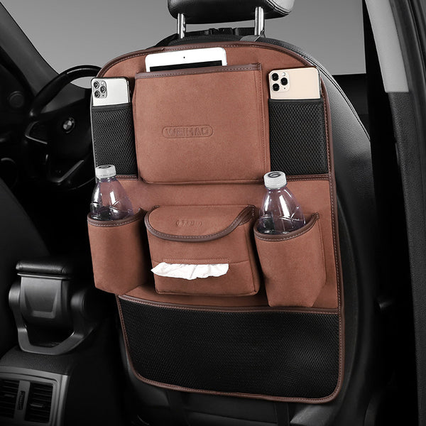 Universal Multifunction Car Seat Organizer, for Beverages, Books, Tablets, Snacks & More