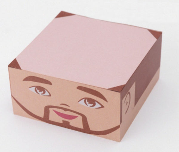 Funny Bald Head Self-adhesive Sticky Notes with 620 Sheets, for Home & Office, Gift for Holidays