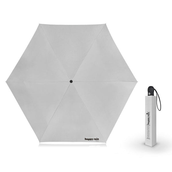 Mini Slim Automatic UV Umbrella, with 6 Ribs & 99% UV Block, for Sunny & Rainy Days