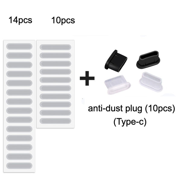Anti-Dust Adhesive Sticker Kit, for Type-C & Lightning Port