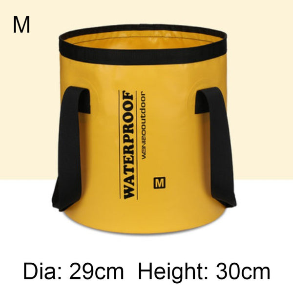 Portable Collapsible Bucket, Lightweight & Durable, for Garden, Camping, Fishing & Travel