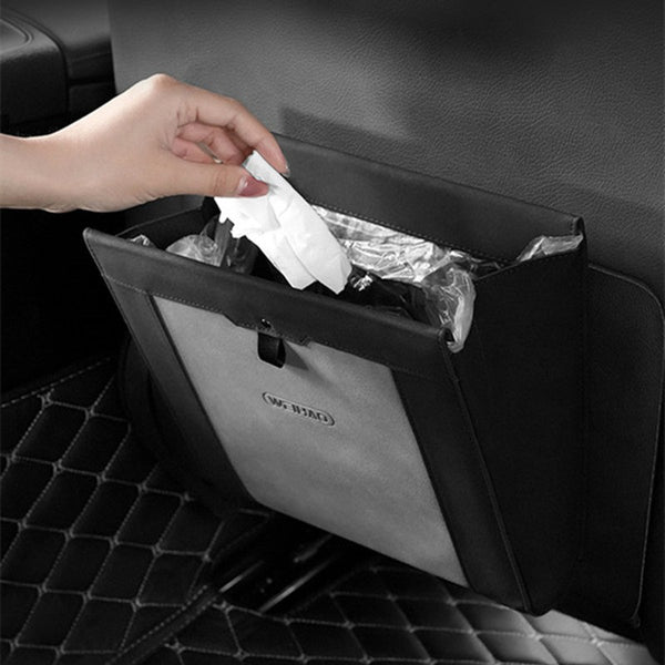 Multifunction Car Back Seat Hanging Trash Can, for Roadtrip & Everyday Use
