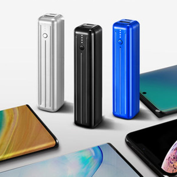 Portable 5000mAh Power Bank, with 20W PD Fast Charging, USB-C & USB-A Ports, for Phone, Earbuds & More