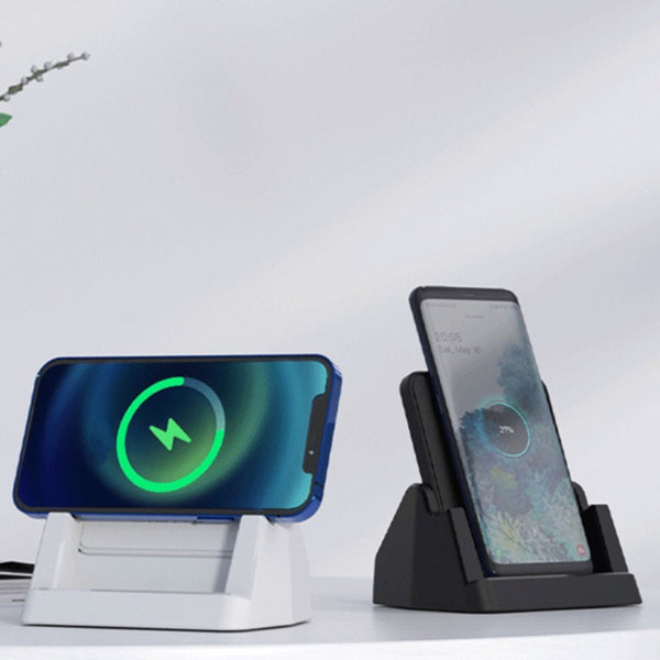Multi-function Charging Dock, with Wired & Wireless Charging, for iPhone, Android Devices