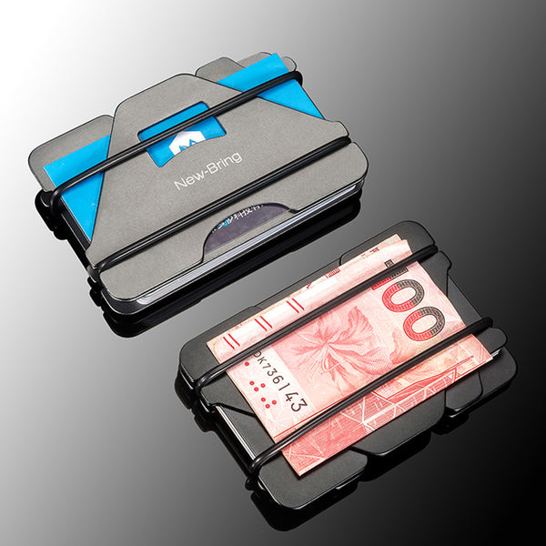 12 Slots Metal Cardholder, with RFID Scan Protection & Bottle Opener, for Men or Women