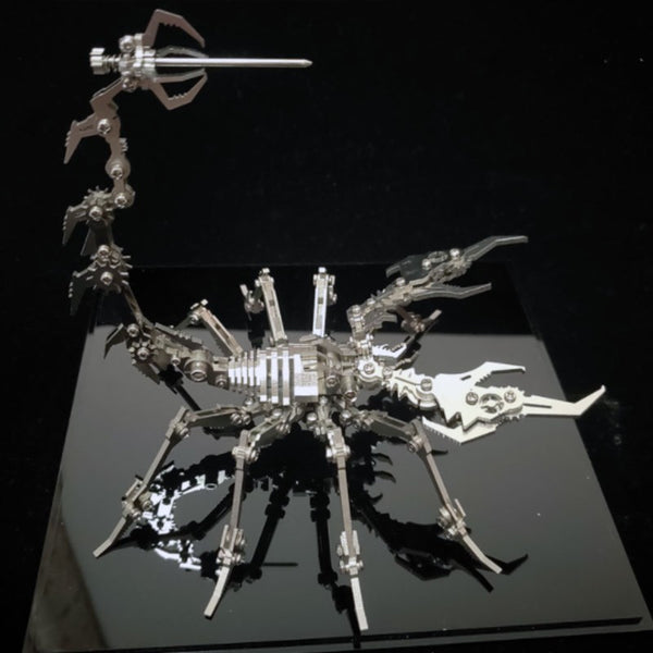 3D Scorpion Stainless Steel DIY Metal Building Blocks, for Fun, Gift & Display