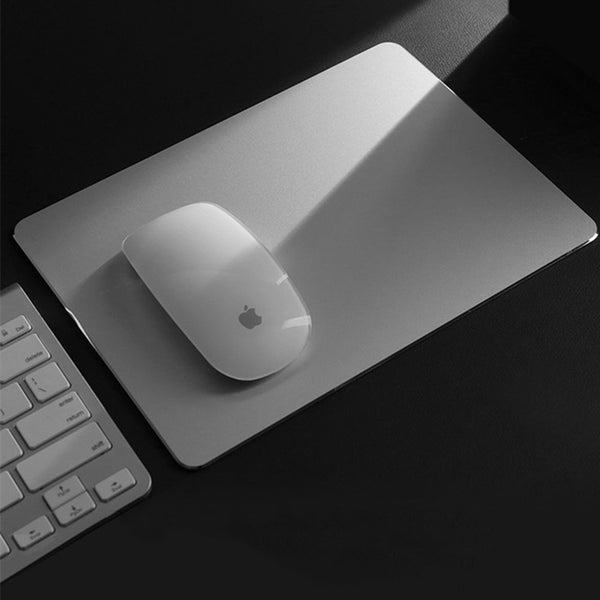 Waterproof Aluminum Mouse Pad, with Ultra-Thin & Double Side Design, for Gaming & Office