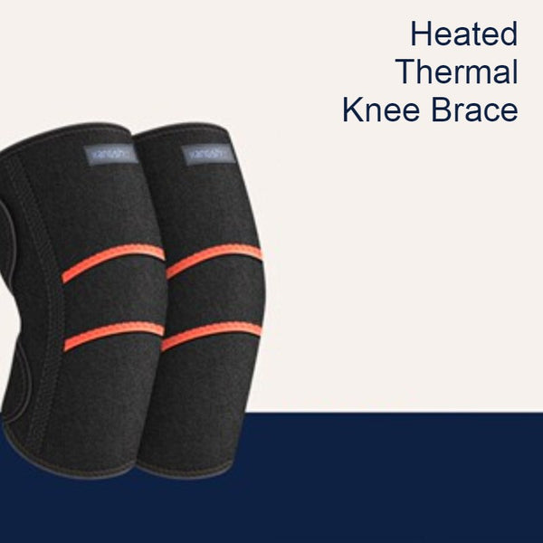 Far Infrared Thermal Knee Warmer, with Super Warm Fabric & Bionic Carapace Design, for Winter, Travel & Outdoors