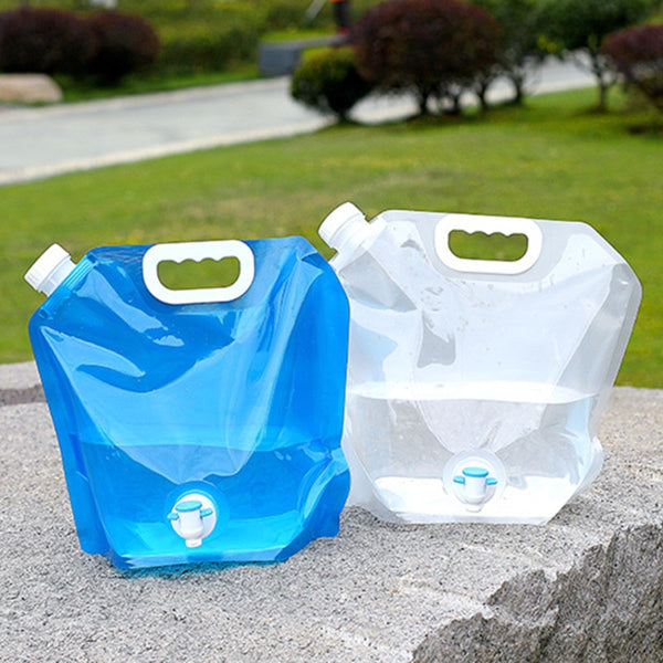 5L/10L Collapsible Portable Water Container, for Outdoor Camping, Backpacking, Hiking