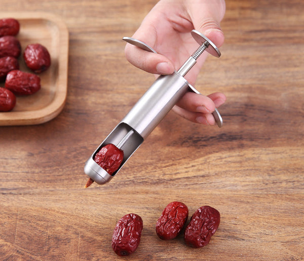 Stainless Steel Date Pitter Tool, Suitable for Date and Cherry