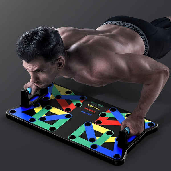 Home Multifunctional Push-up Training Board, with 4 Training Modes, for Pectoralis, Shoulder, Lats, Triceps Strength Training