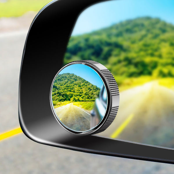 Driver/Passenger Side Stick-On Adjustable Blind Spot Mirrors (1 Pair)