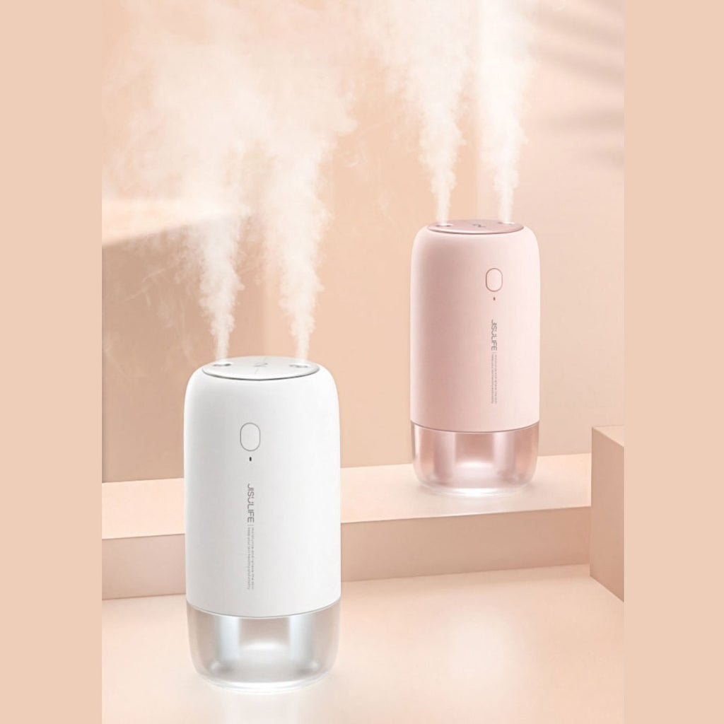 Portable Wireless Humidifier, with Dual Spray Design, 10hrs Battery Li ...