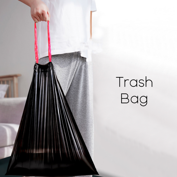 Unscented Ultra Strong Drawstring Trash Bags, for Kitchen, Bathroom, Office & More
