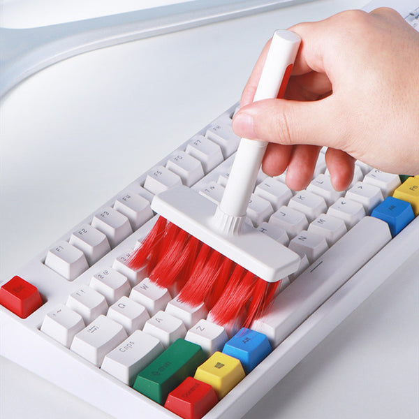 Multifunctional 5-in-1 Computer Key Brush Kit, for Keyboard, Earbuds, Monitor, Phone