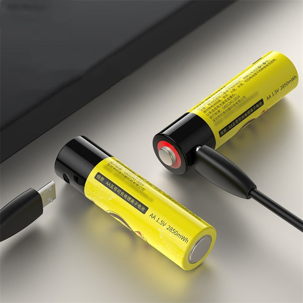 Rechargeable 1.5V 2850mWh AA Battery, for Household and Business