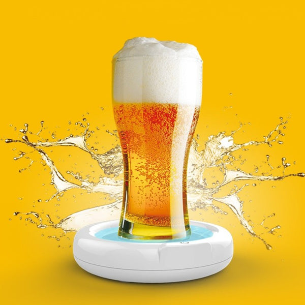 Portable Electric Ultrasonic Beer Foamer, Create Fine and Uniform Foam, for Anniversary, Parties, Bars & More