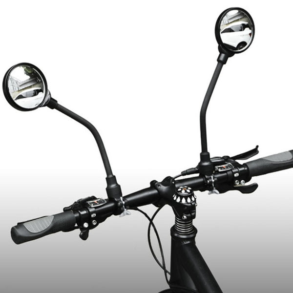 Adjustable Rear View Bike Mirrors, Universal for Road/Mountain/Kids/Ebike Bicycle