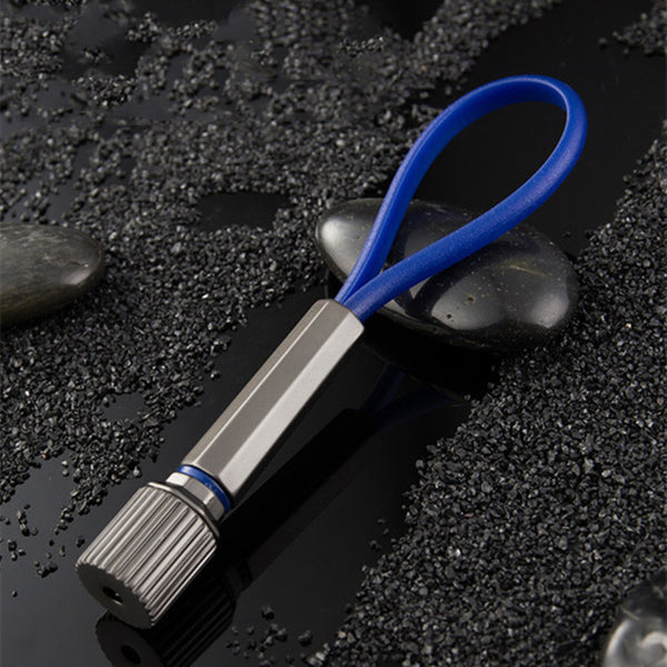 Minimalism Keyring with a Spinning Top, for Everyday Carry