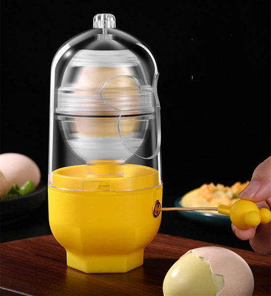 Golden Egg Maker, Mix Yolk and Eggwhite with Pulling Rope, for Breakfast, Family Gathering, Party & More