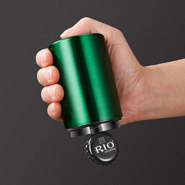 Magnetic Can-shape Bottle Opener, for All Standard Bottle Caps (2-Pack)