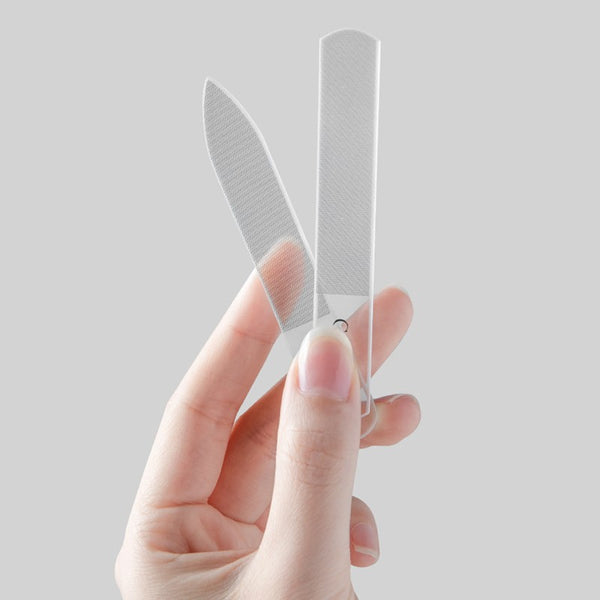 Crystal Glass Nail File, For Nail Art & Nail Care (2-Pack)