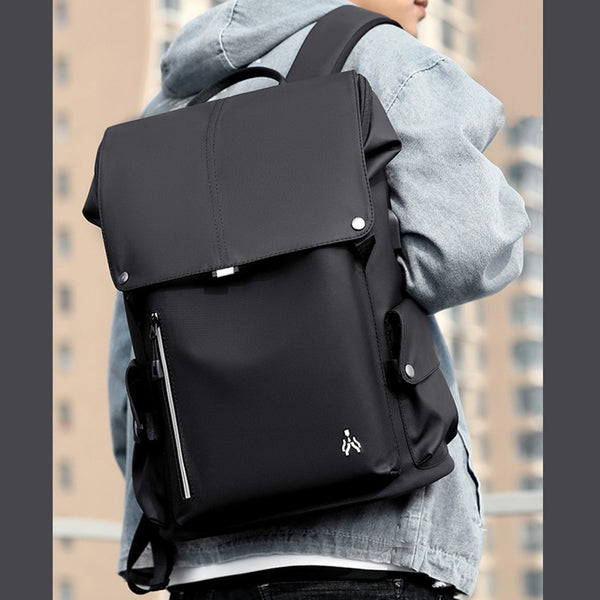 Waterproof Large Capacity Backpack, with USB Ports and Cushioned Padded Shoulder Straps, for Commute, Travel, School