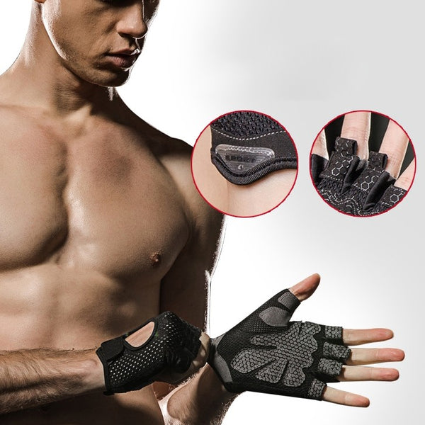 Half-finger Breathable Workout Gloves, for Weight Lifting, Gym, CrossFit, Women and Men