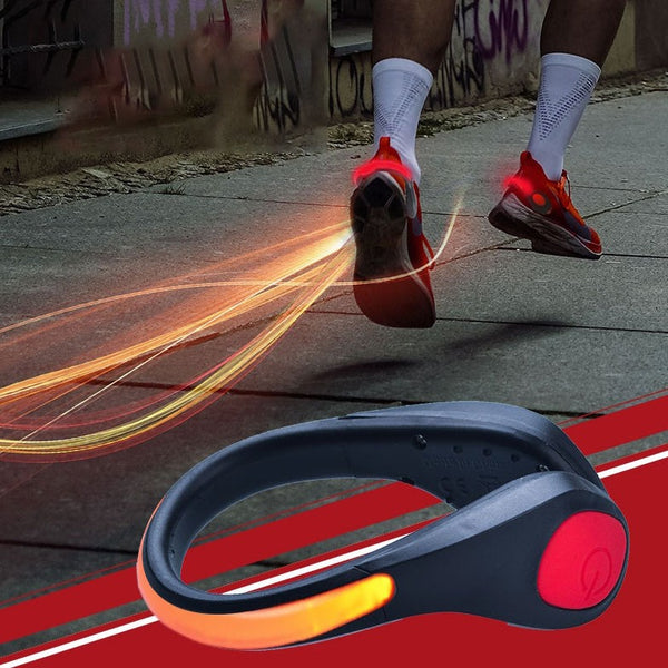 LED Shoe Clip Waterproof Lights, for Runners, Joggers, Bikers, Walkers & More (1 Pair)